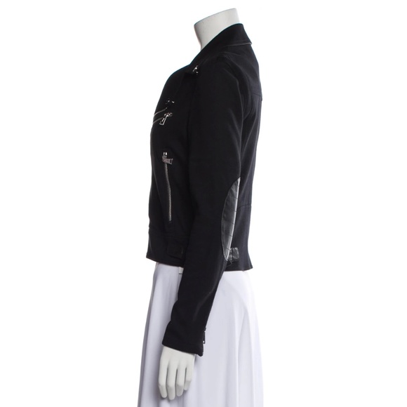 Women's RALPH LAUREN BLACK LABEL Biker Jacket Size: XS | US 2 Women's Jacket - Picture 2 of 3